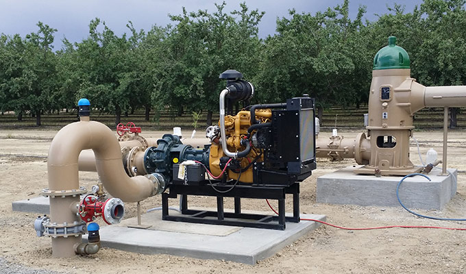 Irrigation pumps and motors