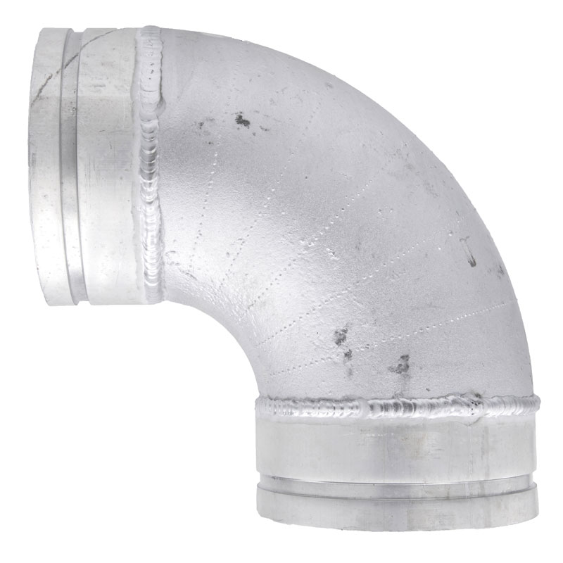 90˚ Grooved Aluminum Elbow - Cal-West Rain Inc