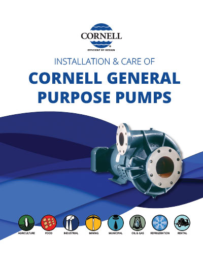 Cornell Pump installation and care