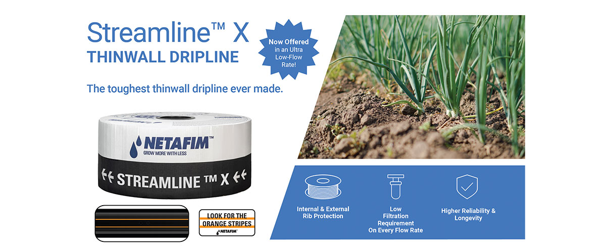 Features of Streamline X Dripline