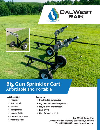 Big Gun Sprinkler Cart